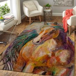 Polar Bear Pattern Print Area Rug Living Room Rug Home Decor