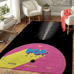 Pop Vinyl Music Art For Fans Area Rug Living Room Carpet Rug Regtangle Carpet Floor Decor Home Decor