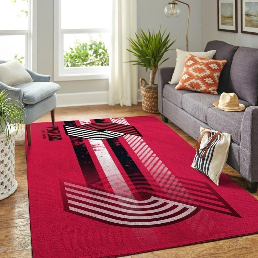 Portland Trail Blazers Rug Nba Carpet Living Room Rug Regtangle Carpet V6612