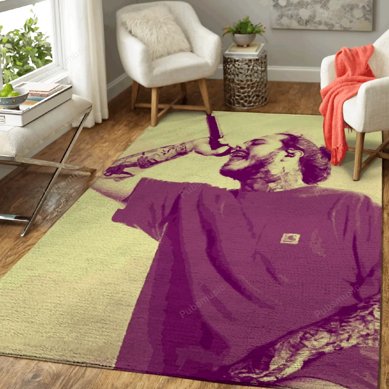 Post Malone Best Music Vintage Art For Fans Area Rug Living Room Carpet Rug Regtangle Carpet Floor Decor Home Decor