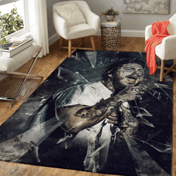 Post Malone Rap Music Art For Fans Area Rug Living Room Carpet Rug Regtangle Carpet Floor Decor Home Decor