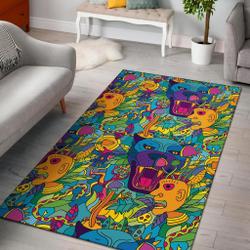 Potato Print Pattern Area Rug Living Room Rug Home Decor