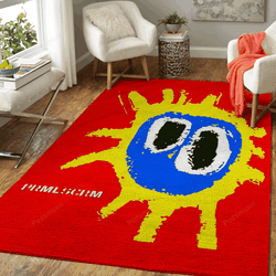 Primal Scream Screamadelic Music Art For Fans Area Rug Living Room Carpet Rug Regtangle Carpet Floor Decor Home Decor