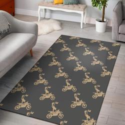 Print Pattern Hamburger Area Rug Living Room Rug Home Decor