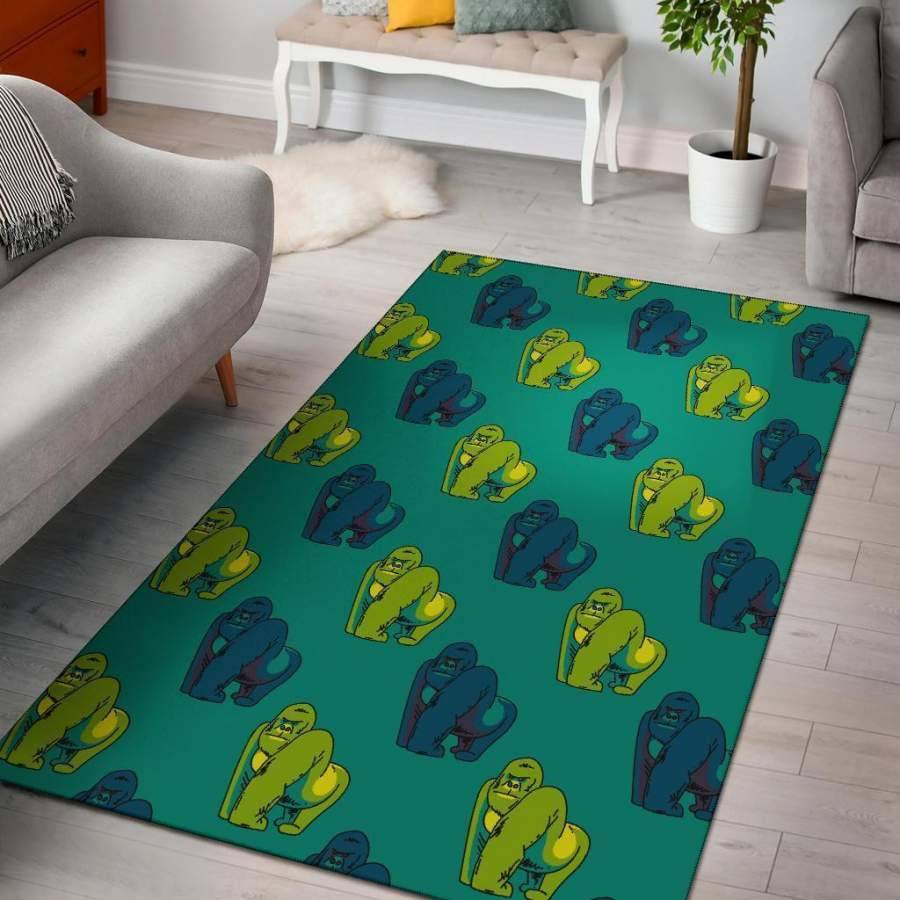 Print Pattern Hot Dog Area Rug Living Room Rug Home Decor