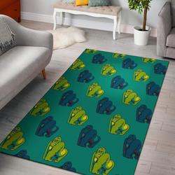 Print Pattern Hot Dog Area Rug Living Room Rug Home Decor