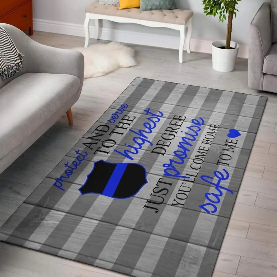 Protect And Serve To The Highest Degree Area Rug Living Room Rug Home Decor Carpet Ktsr