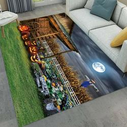 Pumpkin Field Chalet Halloween Dhc04100117Mdr Rug Living Room Rug Home Decor