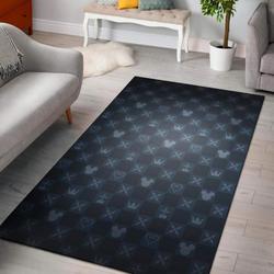 Pumpkin Print Pattern Area Rug Living Room Rug Home Decor