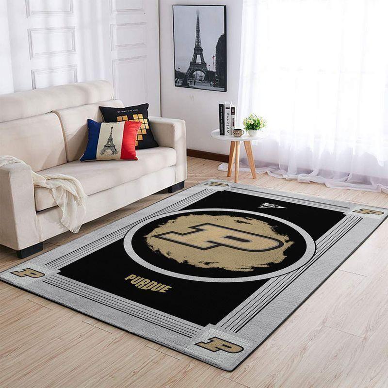 Purdue Boilermakers Area Rugs Ncaa Living Room Carpet 20030351 Rug Regtangle