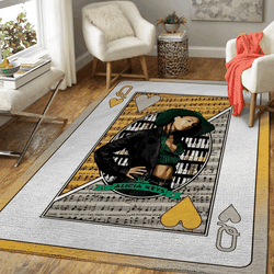 Queen Alicia Keys Queens Of Music Art For Fans Area Rug Living Room Carpet Rug Regtangle Carpet Floor Decor Home Decor