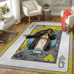 Queen Aretha Franklin Queens Of Music Art For Fans Area Rug Living Room Carpet Rug Regtangle Carpet Floor Decor Home Decor