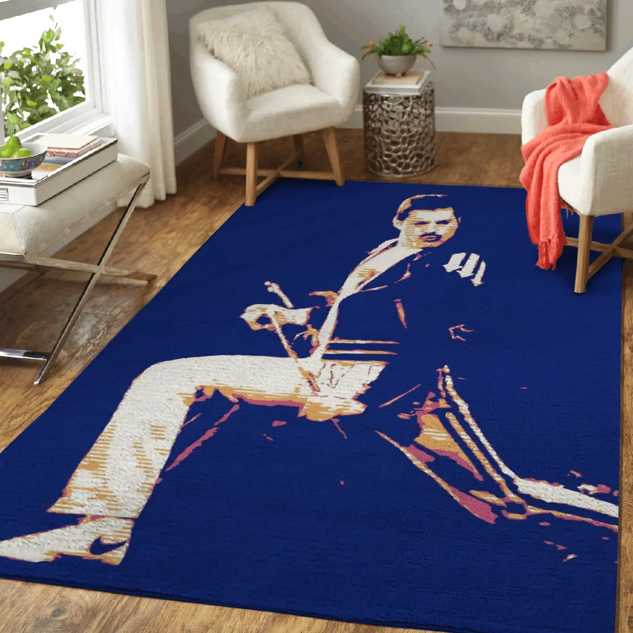 Queen Band Minimalist Freddie Mercury Area Rug Area Rug Living Room Carpet Rug Regtangle Carpet Floor Decor Home Decor
