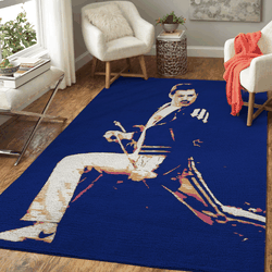 Queen Band Minimalist Freddie Mercury Area Rug Area Rug Living Room Carpet Rug Regtangle Carpet Floor Decor Home Decor