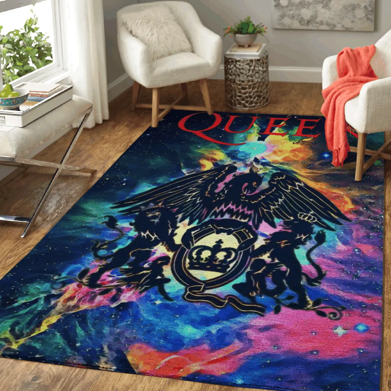 Queen Band Music Pop Art Area Rug Area Rug Living Room Carpet Rug Regtangle Carpet Floor Decor Home Decor