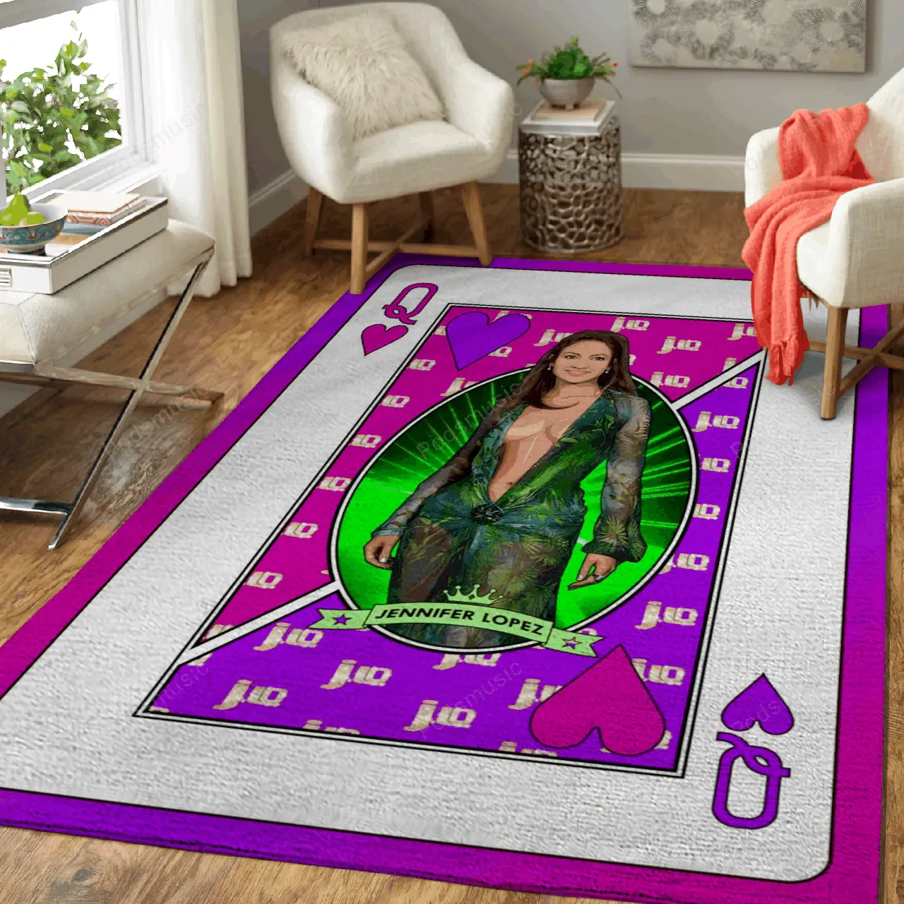 Queen Jennifer Lopez Queens Of Music Art For Fans Area Rug Living Room Carpet Rug Regtangle Carpet Floor Decor Home Decor