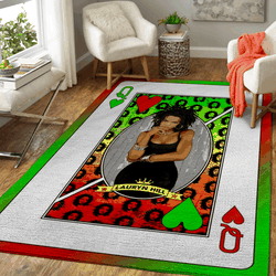 Queen Lauryn Hill Queens Of Music Art For Fans Area Rug Living Room Carpet Rug Regtangle Carpet Floor Decor Home Decor