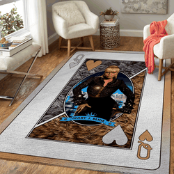 Queen Mary J Blige Queens Of Music Art For Fans Area Rug Living Room Carpet Rug Regtangle Carpet Floor Decor Home Decor