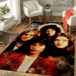 Queen Music Art For Fans Area Rug Living Room Carpet Rug Regtangle Carpet Floor Decor Home Decor V11303