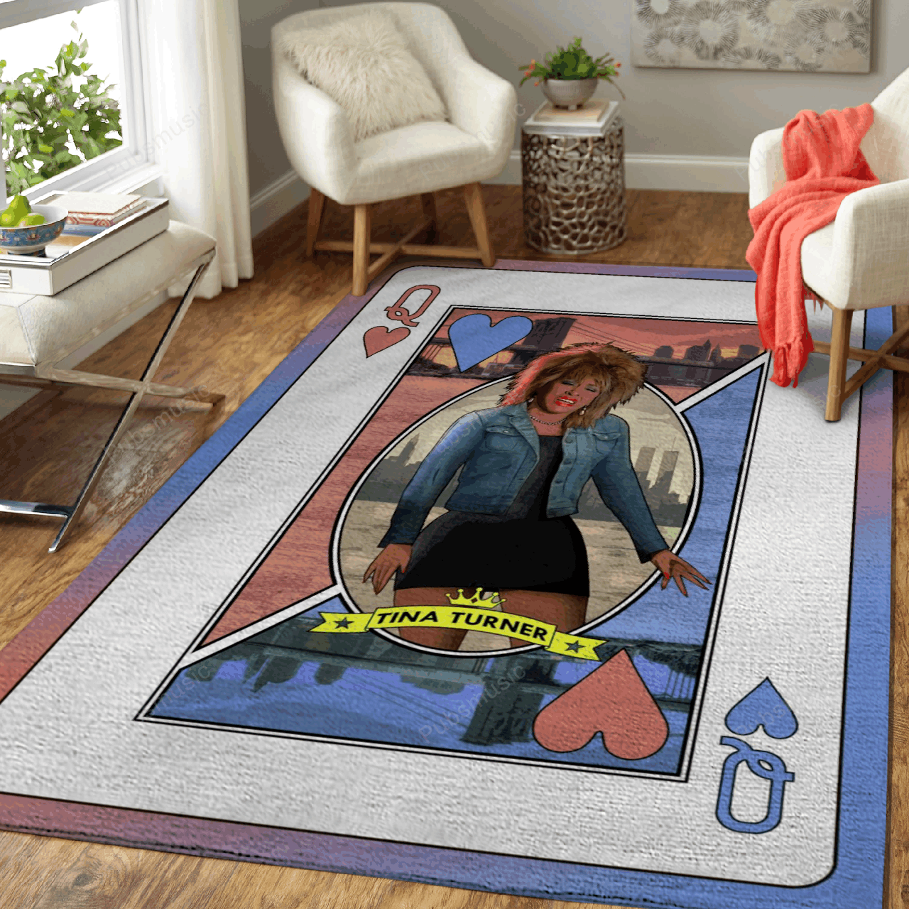 Queen Tina Turner Queens Of Music Art For Fans Area Rug Living Room Carpet Rug Regtangle Carpet Floor Decor Home Decor