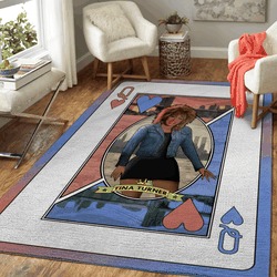 Queen Tina Turner Queens Of Music Art For Fans Area Rug Living Room Carpet Rug Regtangle Carpet Floor Decor Home Decor