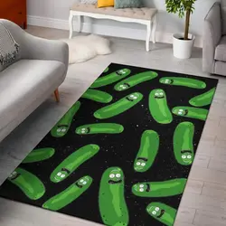 Radiation Mask Pattern Print Area Rug Living Room Rug Home Decor