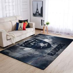 Raiders Area Rug Nfl Football Team Logo Carpet Living Room Rugs Rug Regtangle Carpet Floor Decor Home Decor V1641
