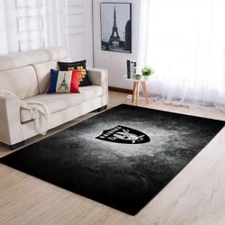 Raiders Area Rug Nfl Football Team Logo Carpet Living Room Rugs Rug Regtangle Carpet Floor Decor Home Decor V1653