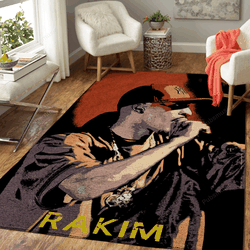 Rakim Music Art For Fans Area Rug Living Room Carpet Rug Regtangle Carpet Floor Decor Home Decor