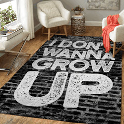 Ramones Grow Up Music Art For Fans Area Rug Living Room Carpet Rug Regtangle Carpet Floor Decor Home Decor