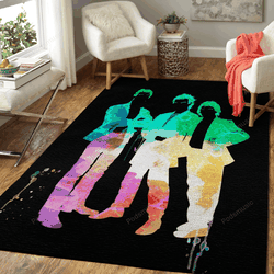 Ramones Watercolor Music Legends On Stage Art For Fans Area Rug Living Room Carpet Rug Regtangle Carpet Floor Decor Home Decor