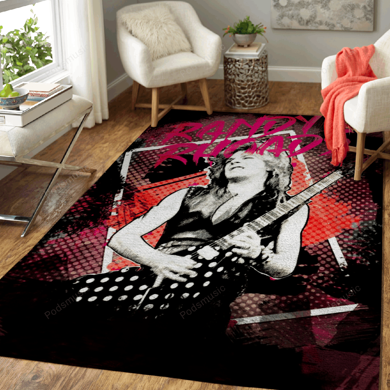 Randy Rhoads Solo Music Art For Fans Area Rug Living Room Carpet Rug Regtangle Carpet Floor Decor Home Decor