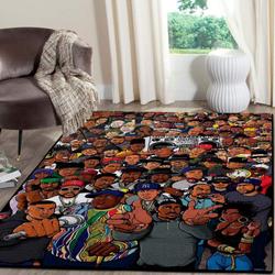 Rappers Hip Hop Area Rug Living Room Rug Home Decor Music Floor Decor 191010