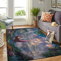 Rapunzel And Flynn Rider Area Rug Living Room Rug Home Decor Disney Movie Ofd D2610