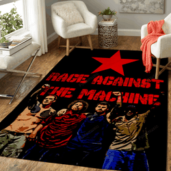 Ratm Music Art For Fans Area Rug Living Room Carpet Rug Regtangle Carpet Floor Decor Home Decor