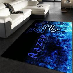 Razer Logo Gaming Area Rug Living Room And Bed Room Rug Rug Regtangle Carpet Floor Decor Home Decor