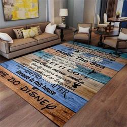 Red Apple Pattern Print Area Rug Living Room Rug Home Decor