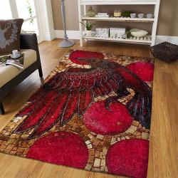 Red Bull Area Rug Living Room Rug Home Decor