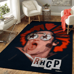 Red Hat Chily Peppers Music Art For Fans Area Rug Living Room Carpet Rug Regtangle Carpet Floor Decor Home Decor