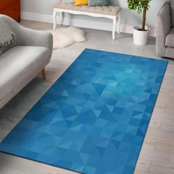 Red Snowflake Pattern Print Area Rug Living Room Rug Home Decor