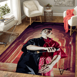 Rich Brian Rap Music Art For Fans Area Rug Living Room Carpet Rug Regtangle Carpet Floor Decor Home Decor