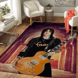 Richard Fortus Music Art For Fans Area Rug Living Room Carpet Rug Regtangle Carpet Floor Decor Home Decor