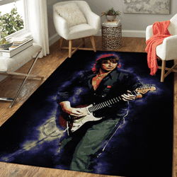Richie Sambora Bon Jovi American Rock Band Art For Fans Area Rug Rug Regtangle Carpet Floor Decor Home Decor
