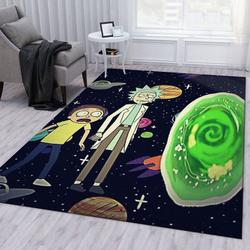 Rick And Morty 100 Area Rug Living Room And Bed Room Rug Rug Regtangle Carpet Floor Decor Home Decor