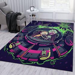 Rick And Morty 102 Area Rug Living Room And Bed Room Rug Rug Regtangle Carpet Floor Decor Home Decor
