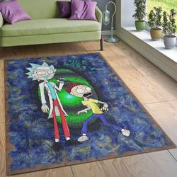 Rick And Morty 107 Area Rug Living Room And Bed Room Rug Rug Regtangle Carpet Floor Decor Home Decor