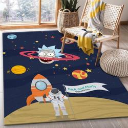 Rick And Morty 118 Area Rug Living Room And Bed Room Rug Rug Regtangle Carpet Floor Decor Home Decor