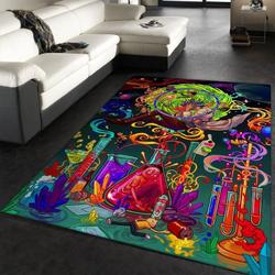 Rick And Morty 12 Area Rug Living Room And Bed Room Rug Rug Regtangle Carpet Floor Decor Home Decor