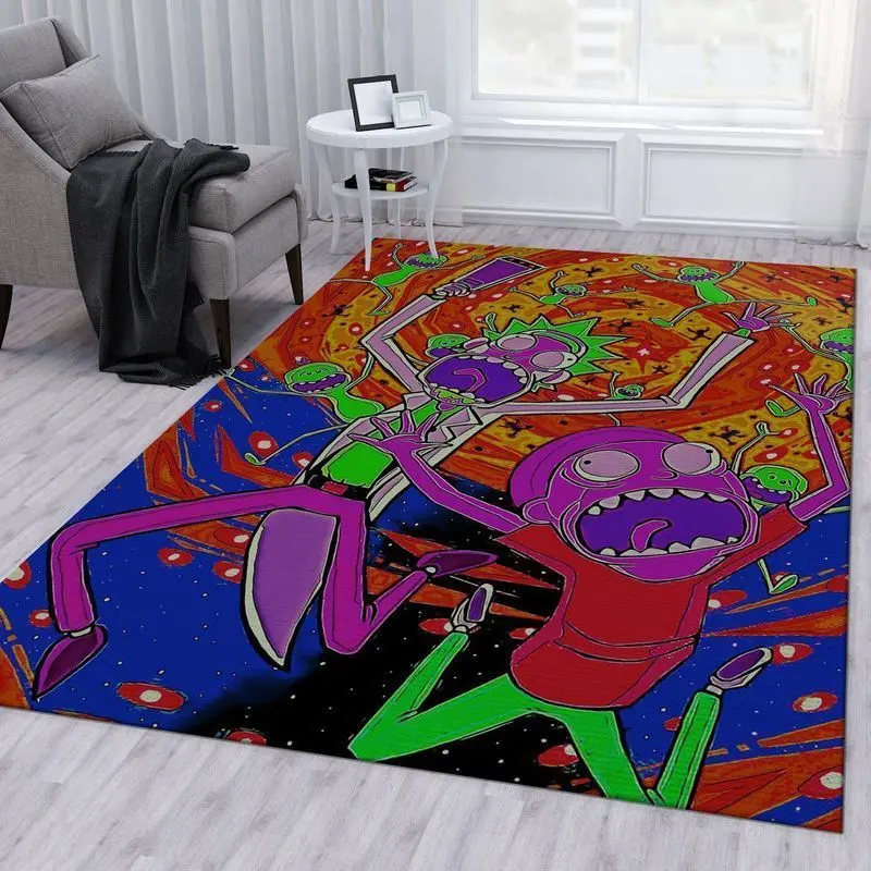 Rick And Morty 120 Area Rug Living Room And Bed Room Rug Rug Regtangle Carpet Floor Decor Home Decor