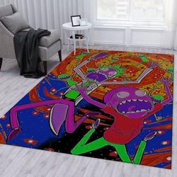 Rick And Morty 120 Area Rug Living Room And Bed Room Rug Rug Regtangle Carpet Floor Decor Home Decor
